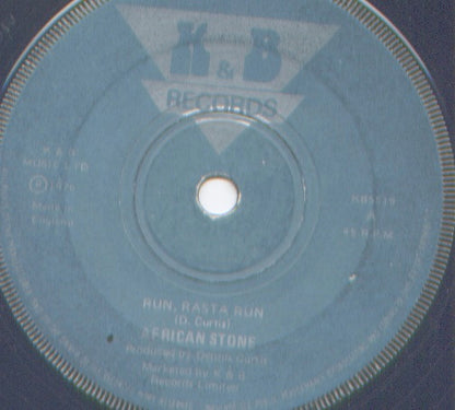 African Stone : Run, Rasta Run (7", Single)