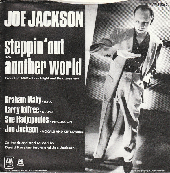 Joe Jackson : Steppin' Out (7", Single, Pic)
