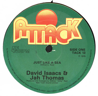 David Isaacs & Jah Thomas : Just Like A Sea (12")