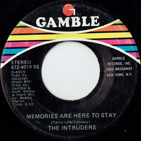 The Intruders : (Win, Place Or Show) She's A Winner (7")