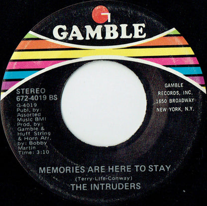 The Intruders : (Win, Place Or Show) She's A Winner (7")