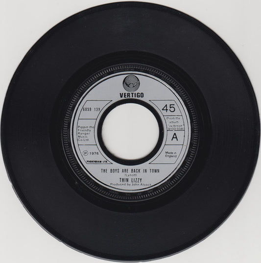 Thin Lizzy : The Boys Are Back In Town (7", Single, Lar)