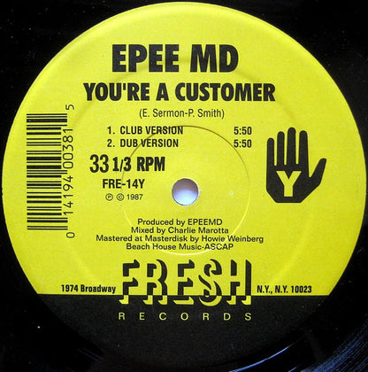 EPMD : It's My Thing / You're A Customer (12", RE)