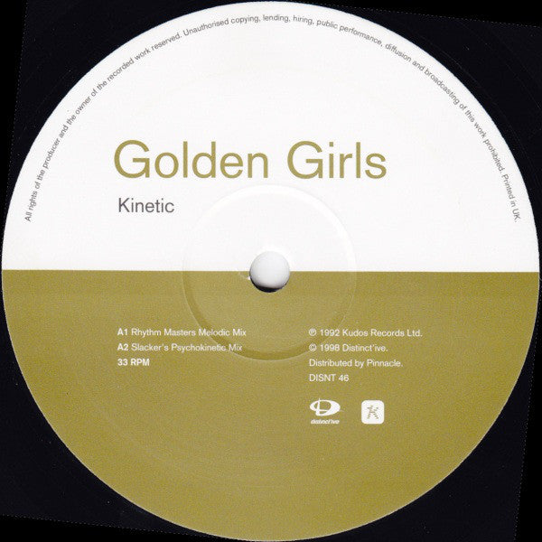 Golden Girls : Kinetic (12")