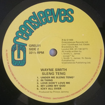 Wayne Smith : Sleng Teng (LP, Album, RE)
