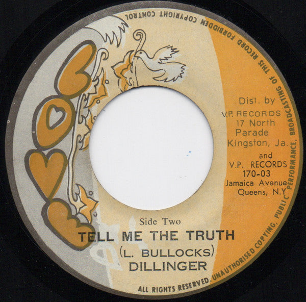 Dillinger : Slipe Pen Road Rock / Tell Me The Truth (7")