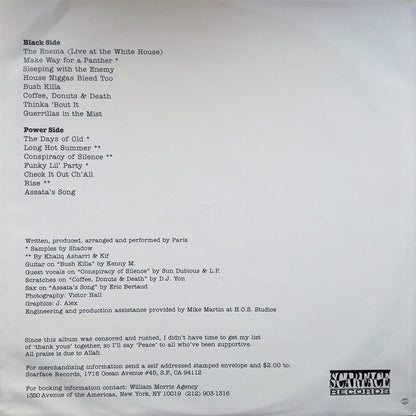 Paris (2) : Sleeping With The Enemy (LP, Album)