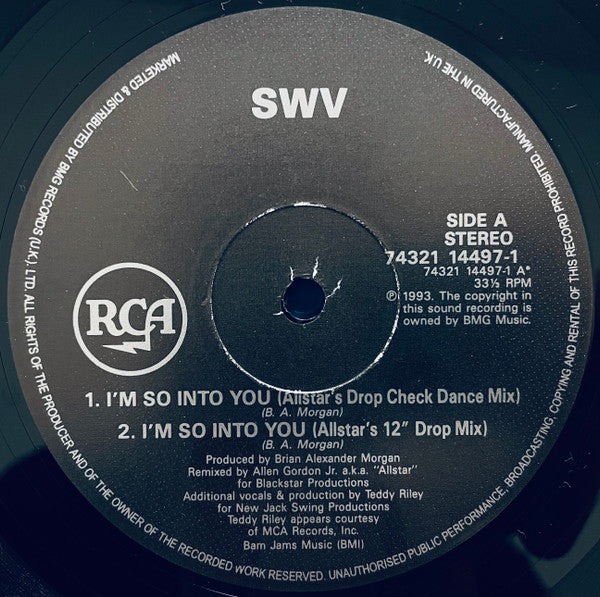 SWV : I'm So Into You (12")