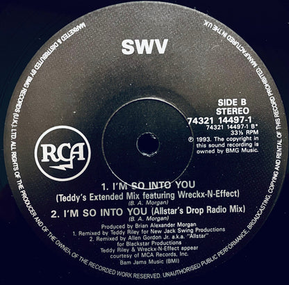 SWV : I'm So Into You (12")