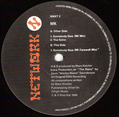 MK* : Somebody New / The Rains (12")