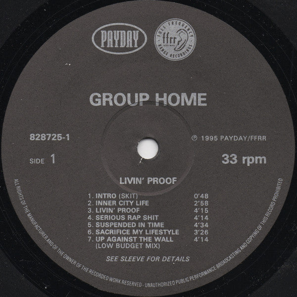 Group Home : Livin' Proof (LP, Album)