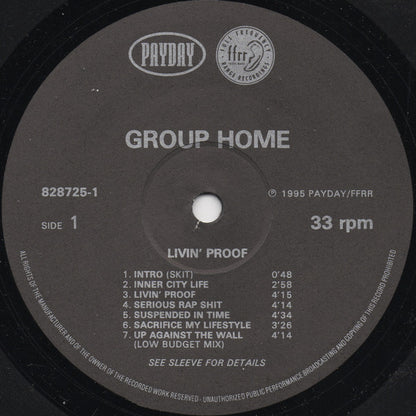 Group Home : Livin' Proof (LP, Album)