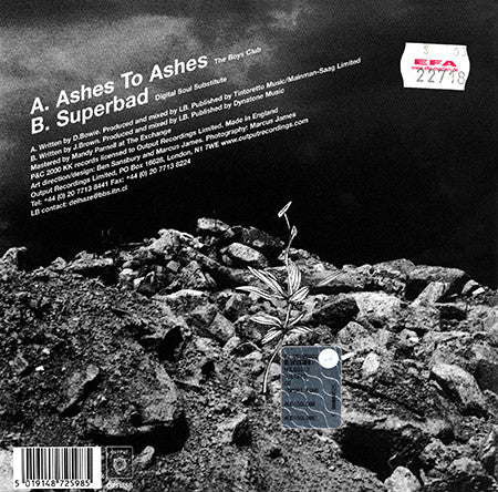 LB* : Ashes To Ashes (The Boys Club) (7", Single)