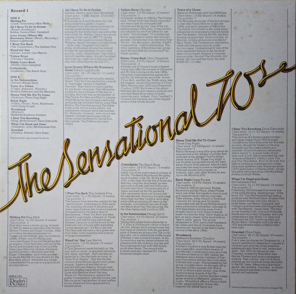 Various : The Sensational 70s (10xLP, Album, Comp + Box)