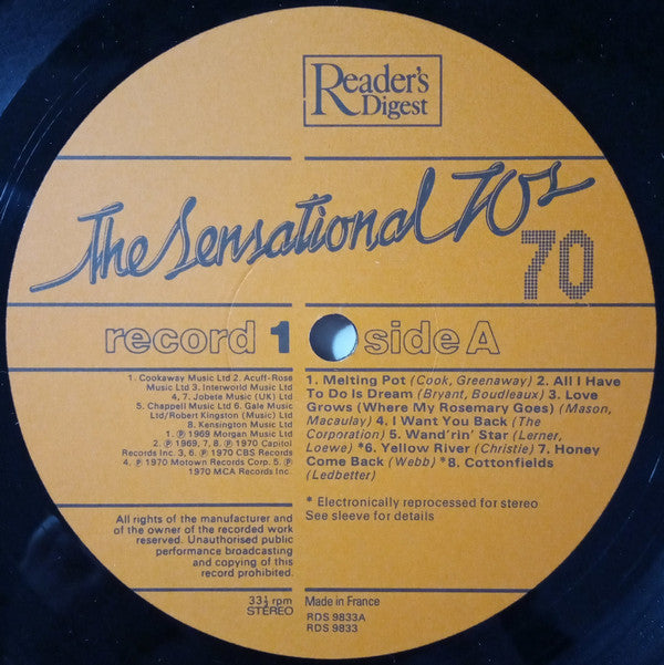 Various : The Sensational 70s (10xLP, Album, Comp + Box)
