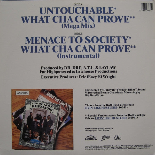 Above The Law : Untouchable (12")