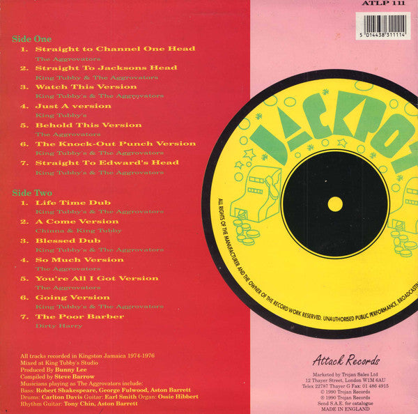 The Aggrovators And King Tubby : Dub Jackpot (LP, Comp)