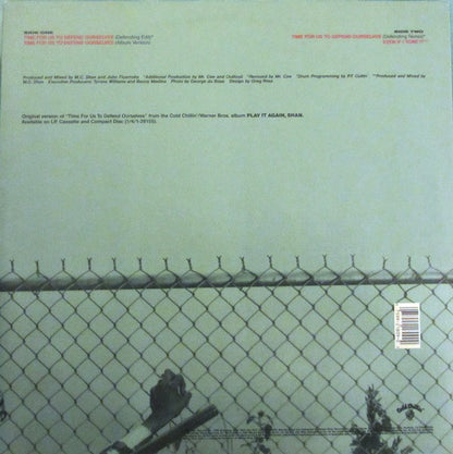 MC Shan : Time For Us To Defend Ourselves (12", Maxi)