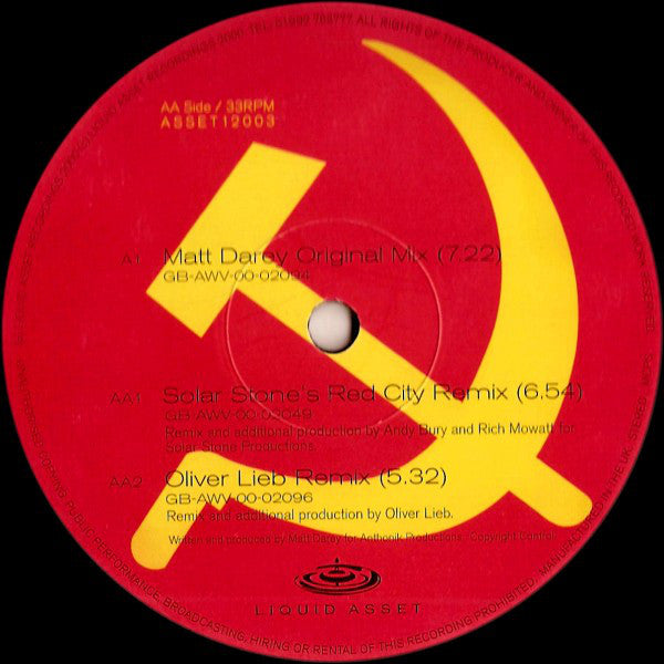 Matt Darey Presents DSP (5) : From Russia With Love (12")