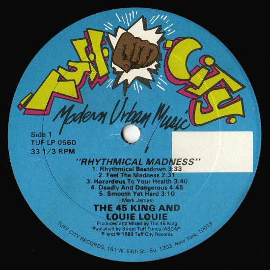 The 45 King & Louie Louie : Rhythmical Madness (LP)