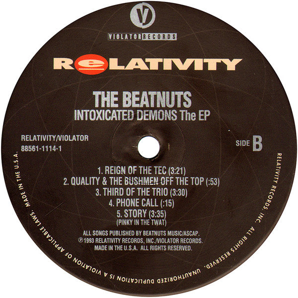 The Beatnuts : Intoxicated Demons The EP (12", EP)