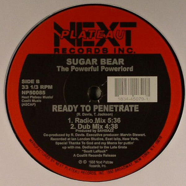 Sugar Bear - The Powerful Powerlord* : Don't Scandalize Mine / Ready To Penetrate (12", RE, RP)