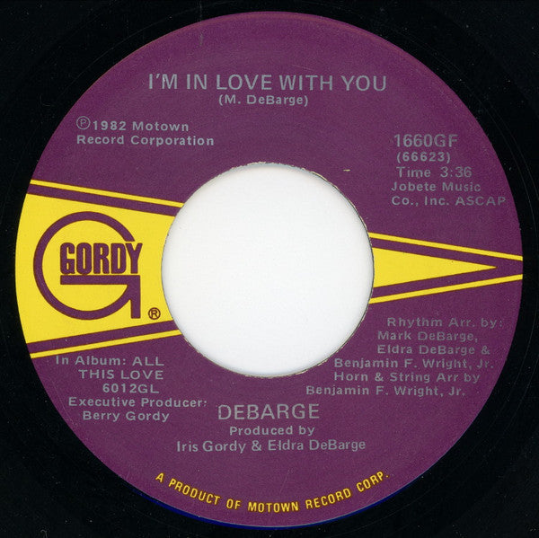 Debarge : All This Love (7")