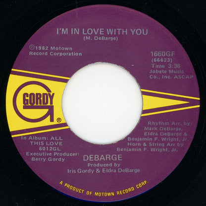 Debarge : All This Love (7")