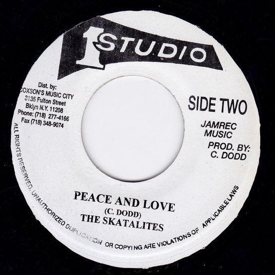 The Cables / The Skatalites : What Kind Of World / Peace And Love (7", Single, RP)