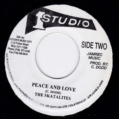 The Cables / The Skatalites : What Kind Of World / Peace And Love (7", Single, RP)