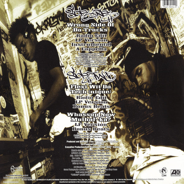 Artifacts : Wrong Side Of Da Tracks (12", Single)