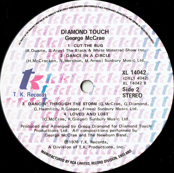 George McCrae : Diamond Touch (LP, Album)