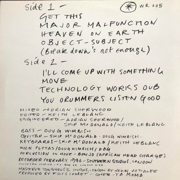 Keith LeBlanc : Major Malfuction (LP, Album)