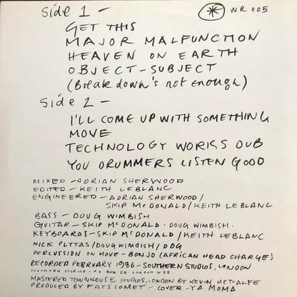 Keith LeBlanc : Major Malfuction (LP, Album)