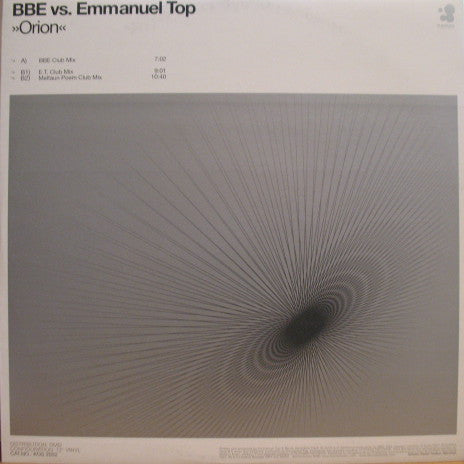 B.B.E. vs. Emmanuel Top : Orion (12")