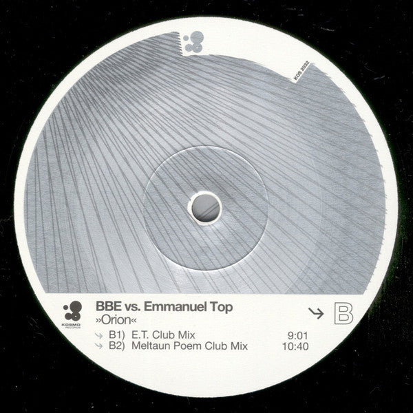 B.B.E. vs. Emmanuel Top : Orion (12")