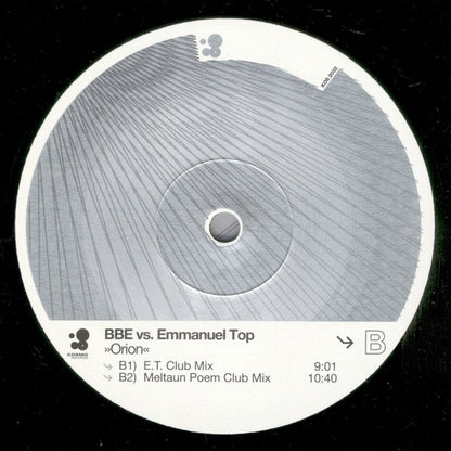 B.B.E. vs. Emmanuel Top : Orion (12")