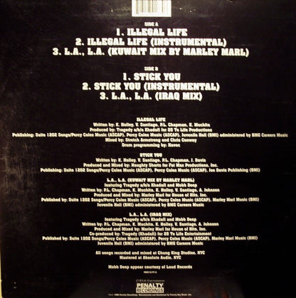 Capone -N- Noreaga : Illegal Life / Stick You (12")