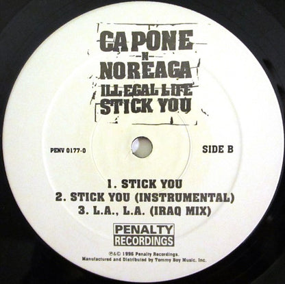Capone -N- Noreaga : Illegal Life / Stick You (12")