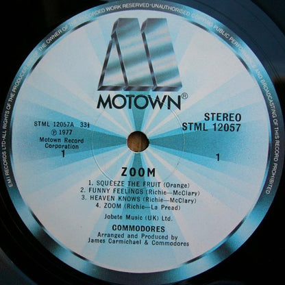 Commodores : Zoom (LP, Album)
