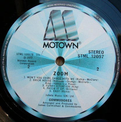 Commodores : Zoom (LP, Album)