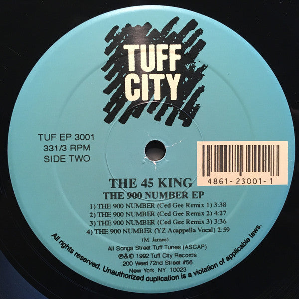 The 45 King : The 900 Number EP (12", EP)