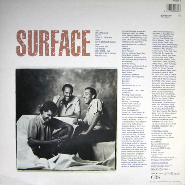 Surface : Surface (LP, Album)