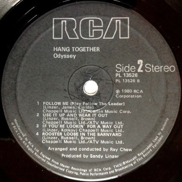 Odyssey (2) : Hang Together (LP, Album)