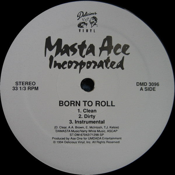 Masta Ace Incorporated : Born To Roll / Saturday Night Live (12", RE)