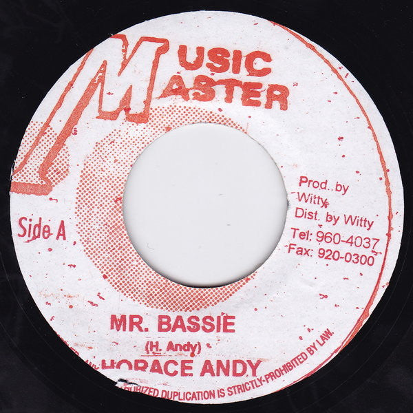 Horace Andy : Mr. Bassie (7", RP)
