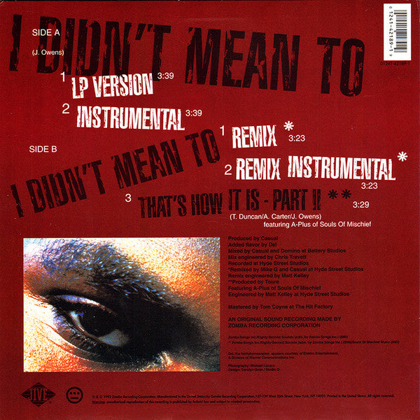 Casual : I Didn't Mean To (12")