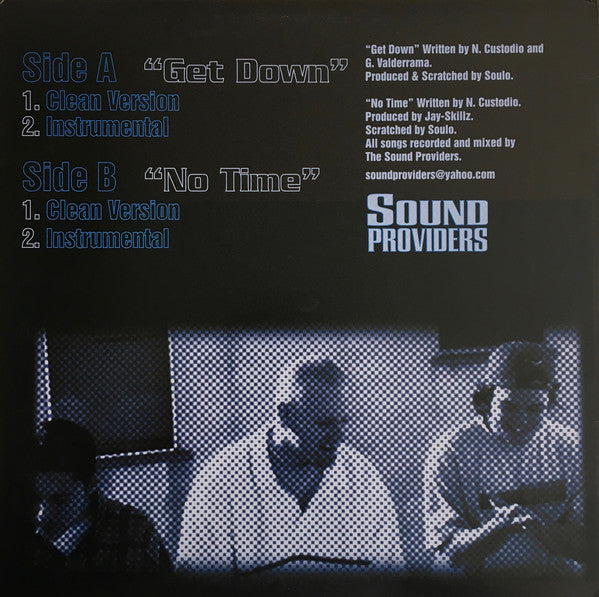 Sound Providers : Get Down / No Time (12")