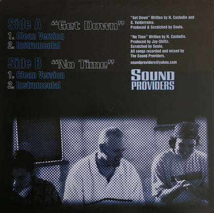 Sound Providers : Get Down / No Time (12")