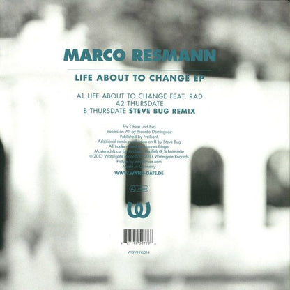 Marco Resmann : Life About To Change EP (12", EP)